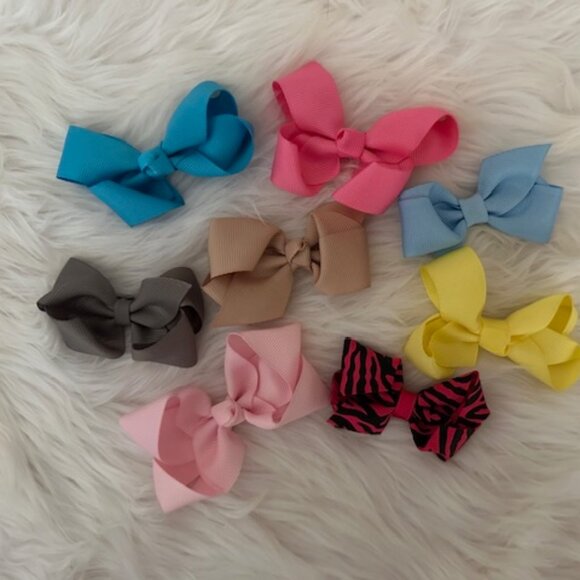 Bundle (8) of 3" Variety Boutique Bows     B8177 - Picture 1 of 2